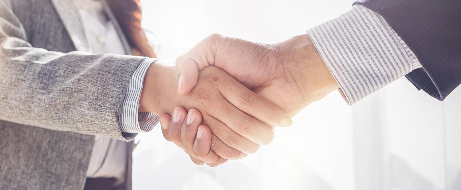 Business handshake